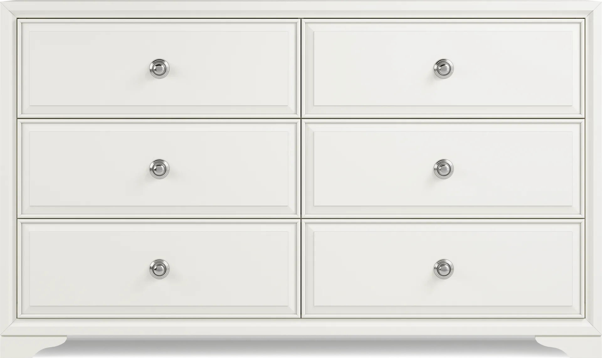Belcourt White 7 Pc King Ivory Upholstered Bedroom - Image 3
