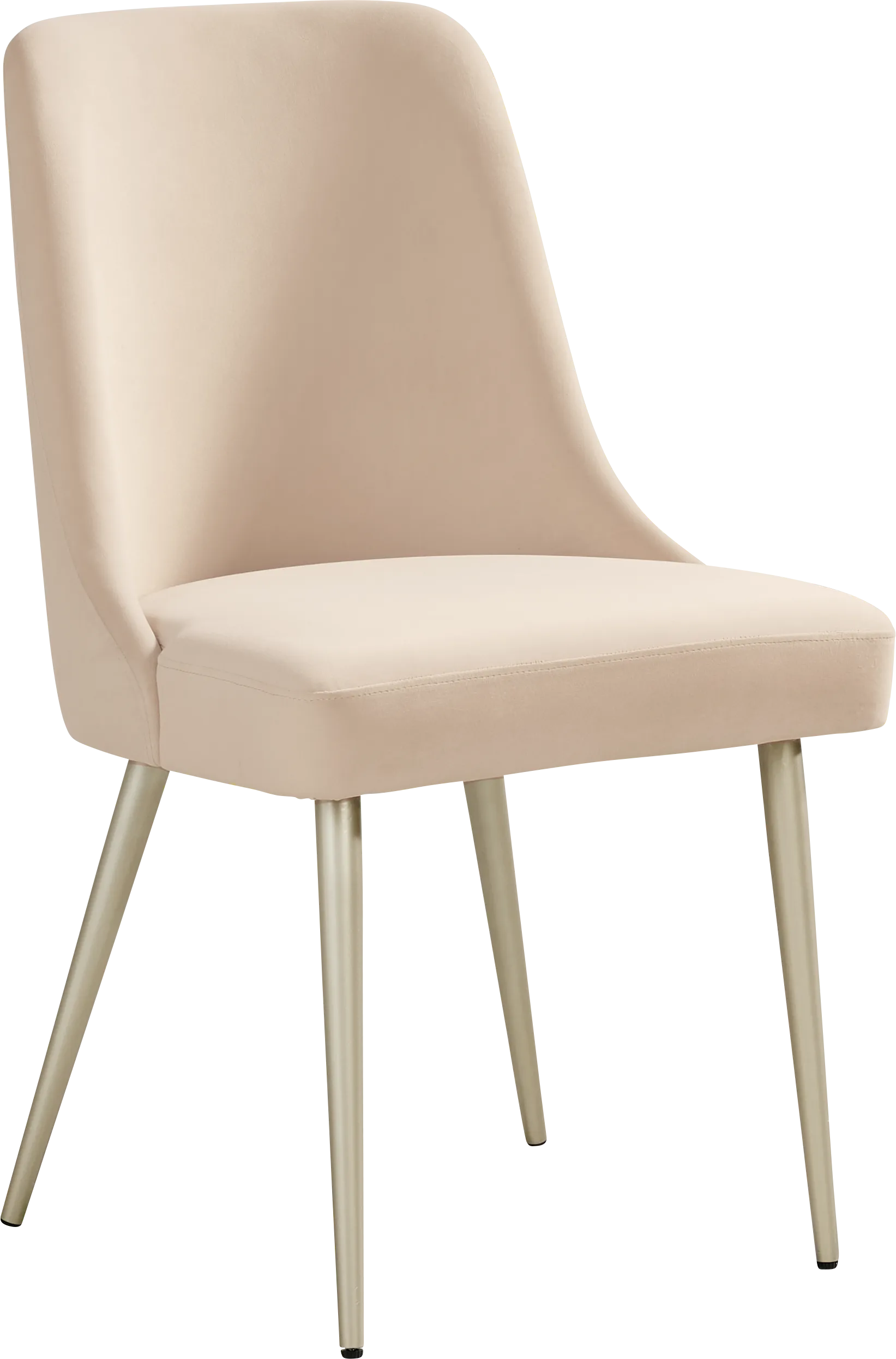Calisi Brown 5 Pc Round Dining Room with Beige Chairs - Thumbnail - Image 6