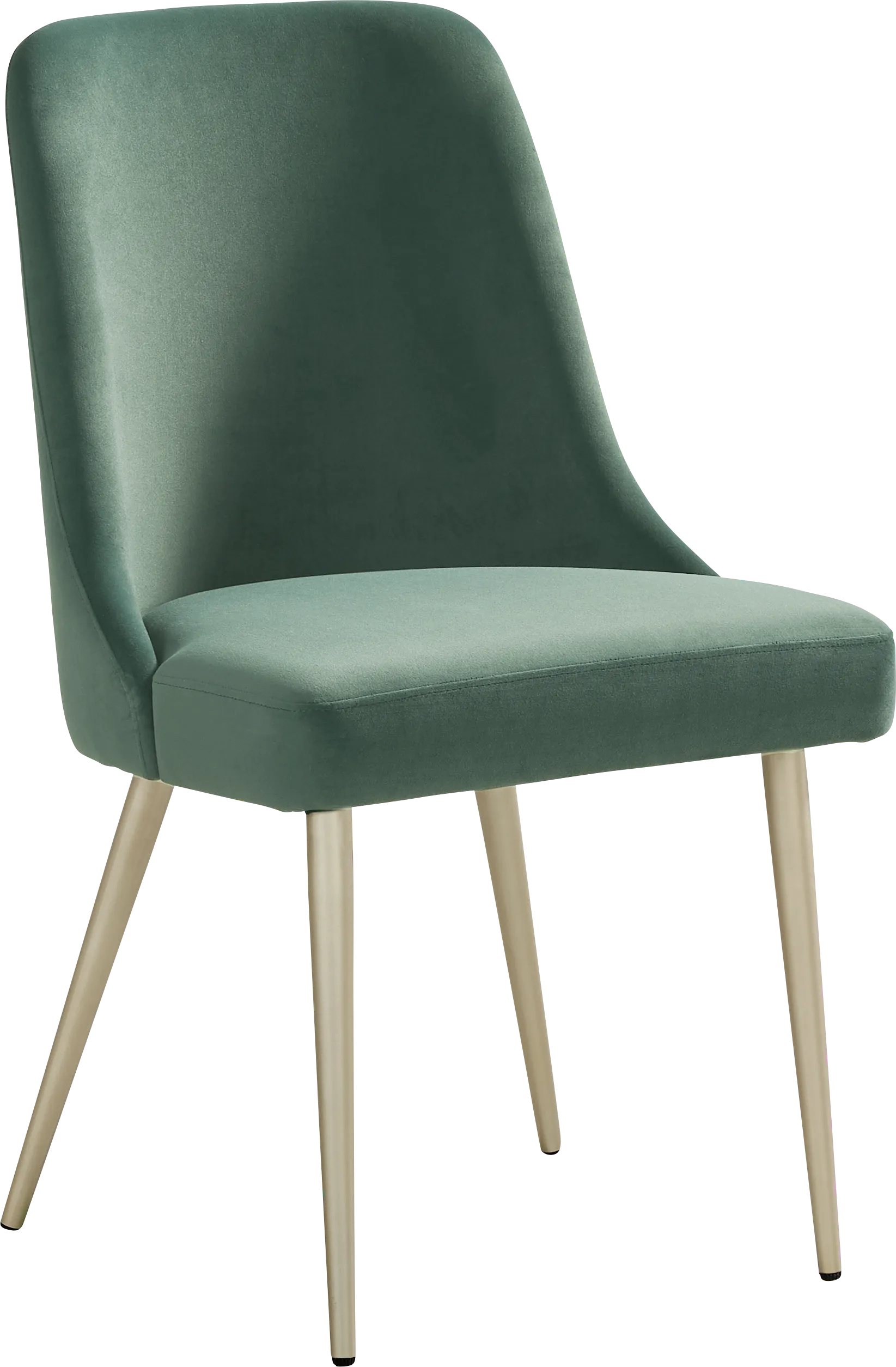 Calisi Brown 5 Pc Round Dining Room with Green Chairs - Image 5