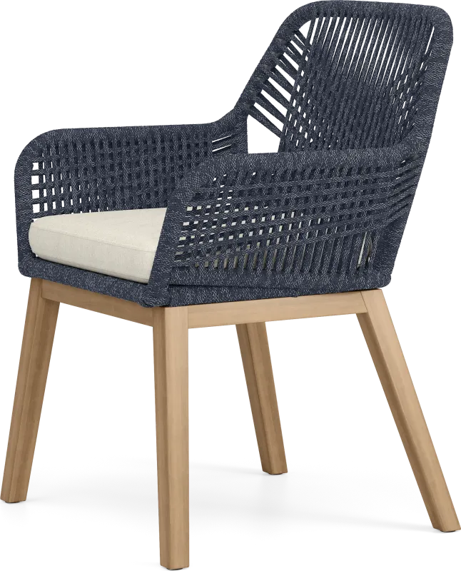 Tessere Blue Outdoor Arm Chair