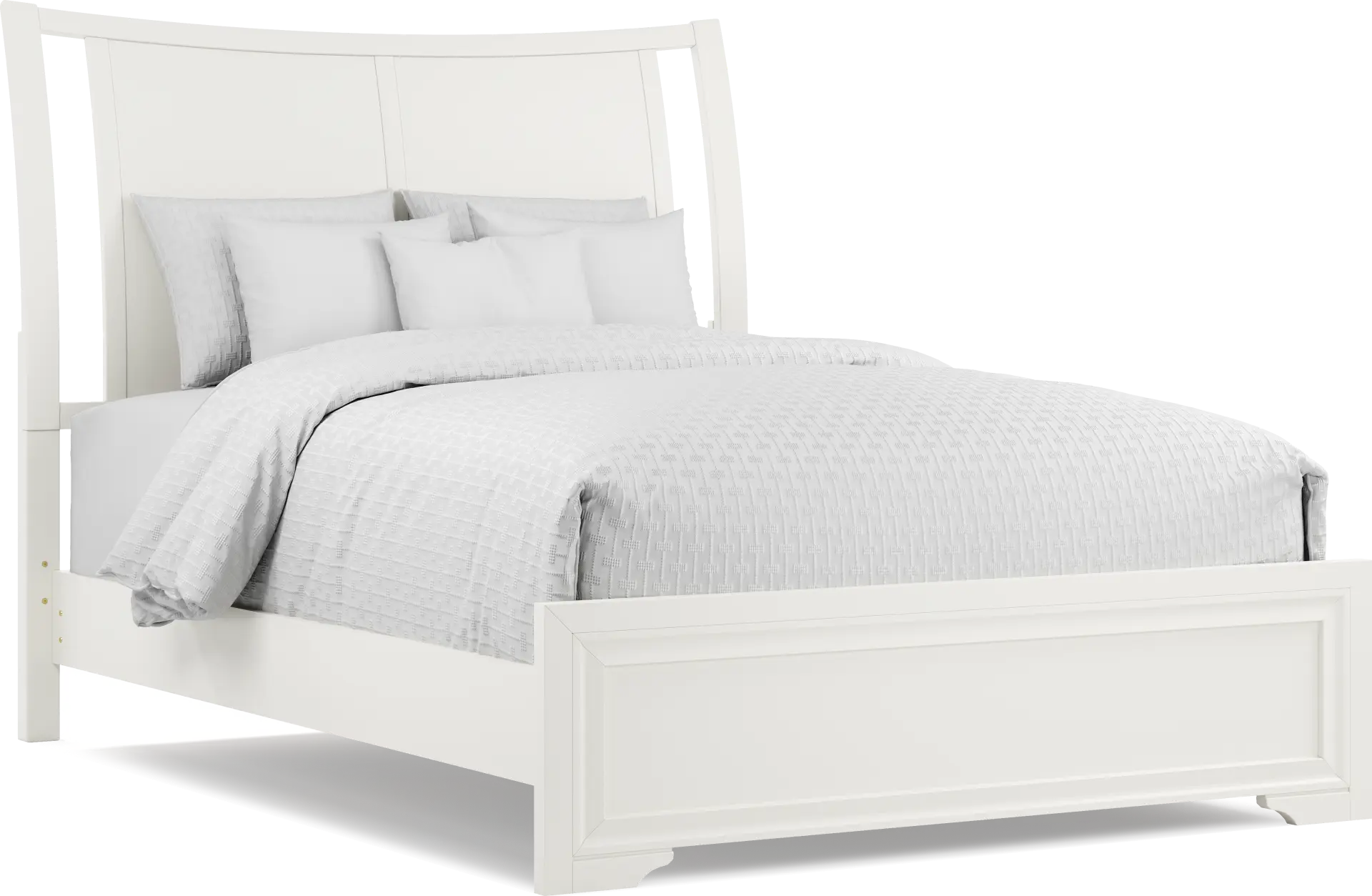Belcourt White 3 Pc Queen Sleigh Bed