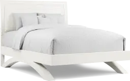 3 pc queen upholstered arch bed