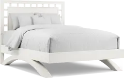 3 pc queen lattice arch bed
