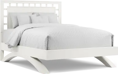 3 pc queen lattice arch bed