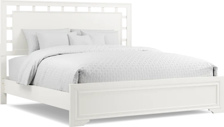 3 pc king lattice bed