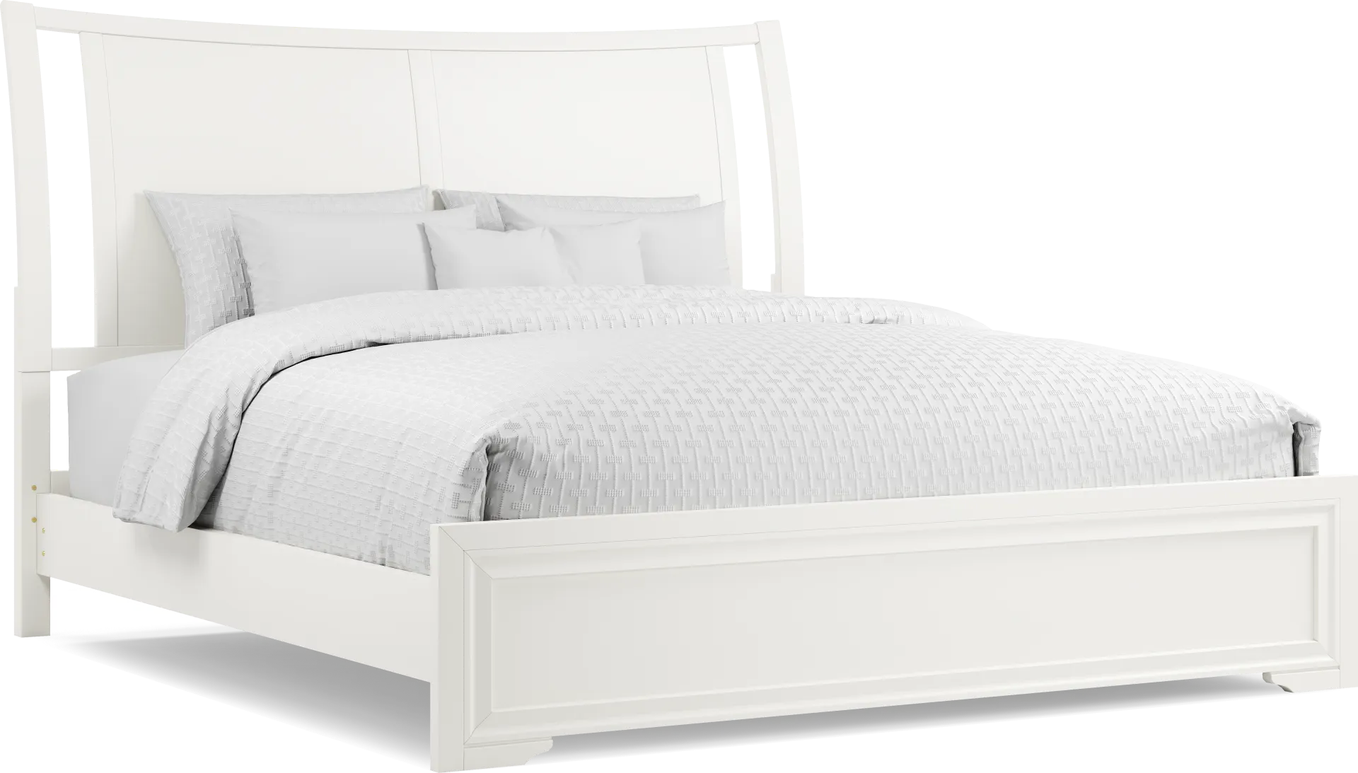 Belcourt White 7 Pc King Sleigh Bedroom - Image 2