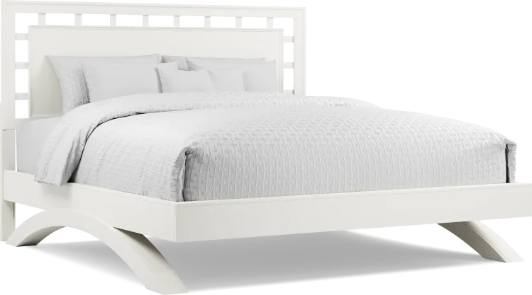3 pc king lattice arch bed