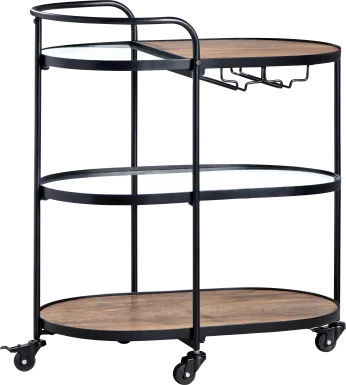 Goltra Black Bar Cart