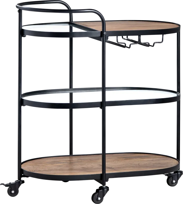 Goltra Black Bar Cart