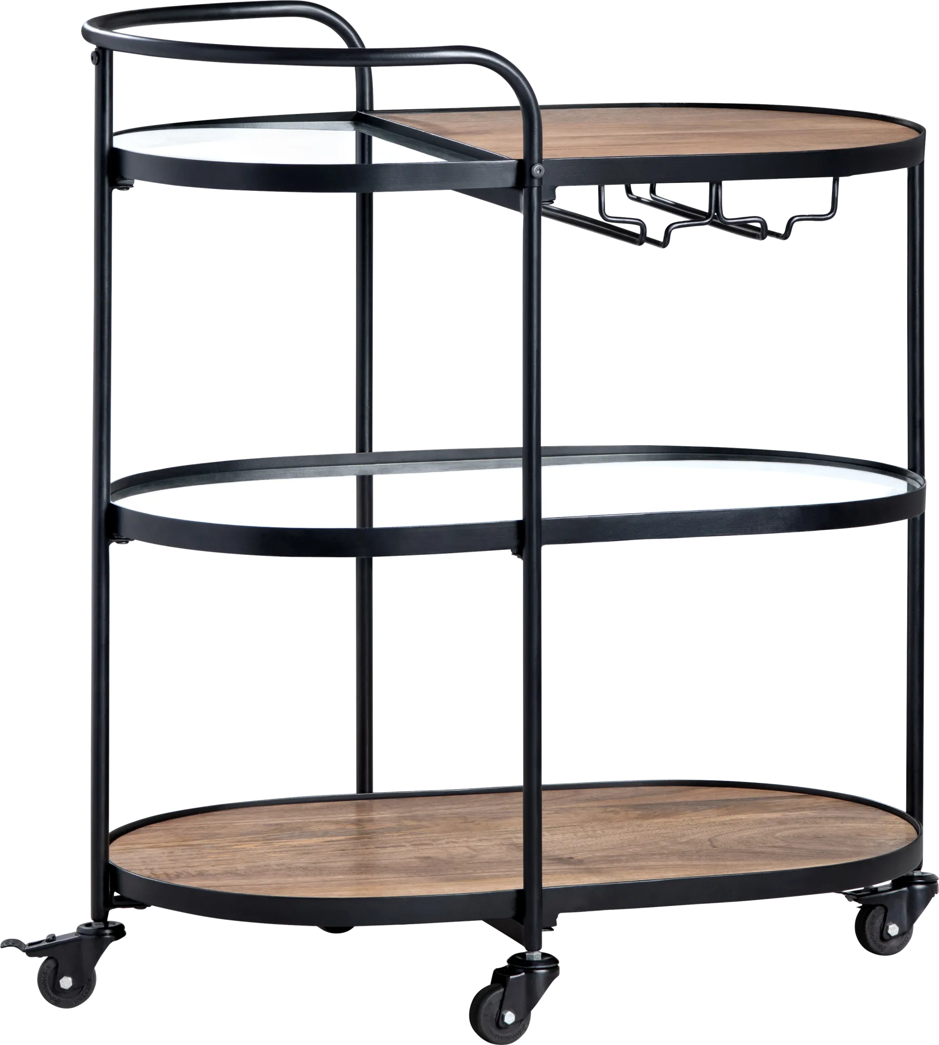 Goltra Black Bar Cart - Image 1