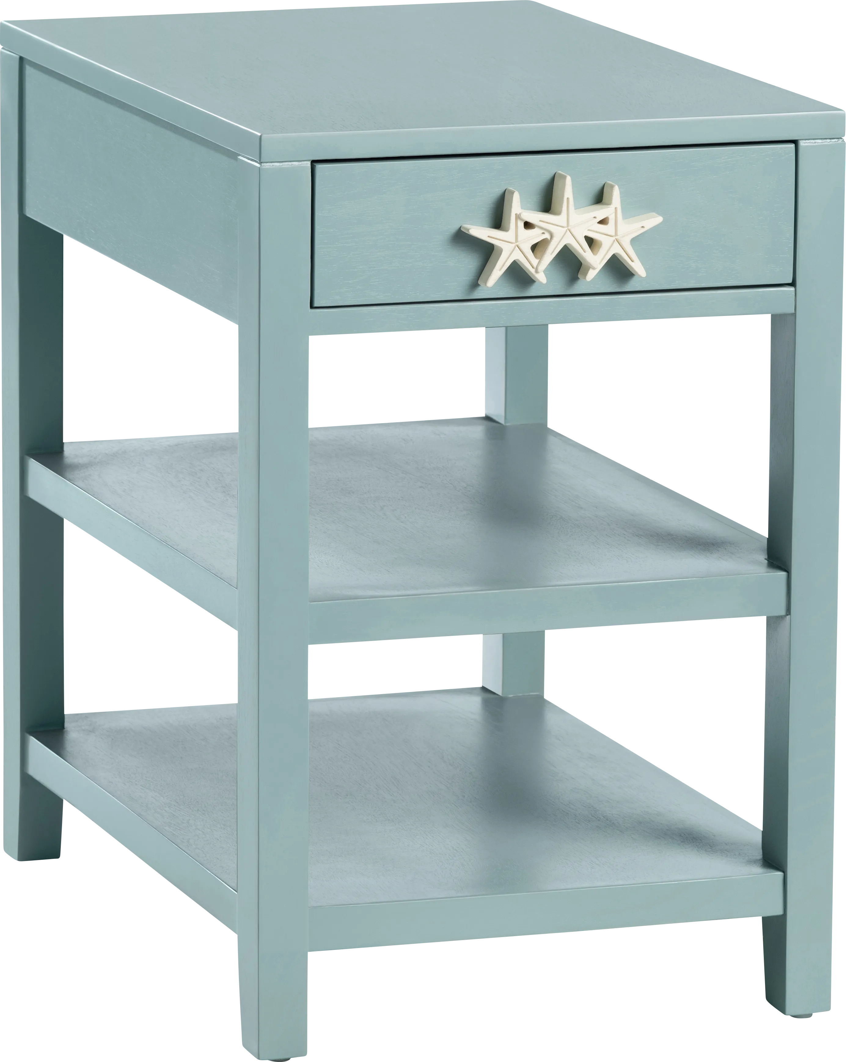 Hafez Blue End Table - Thumbnail - Image 1