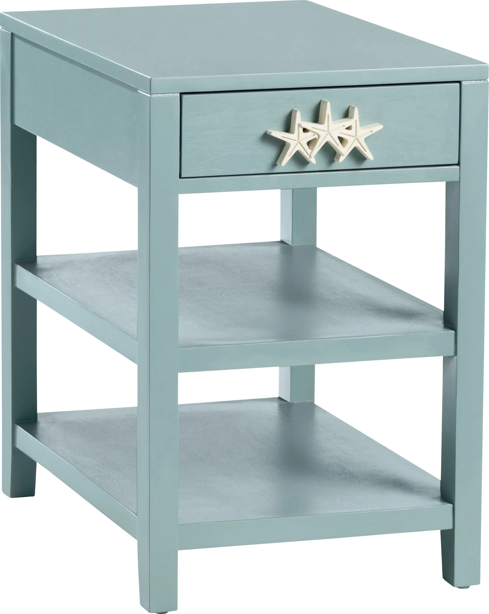Hafez Blue End Table