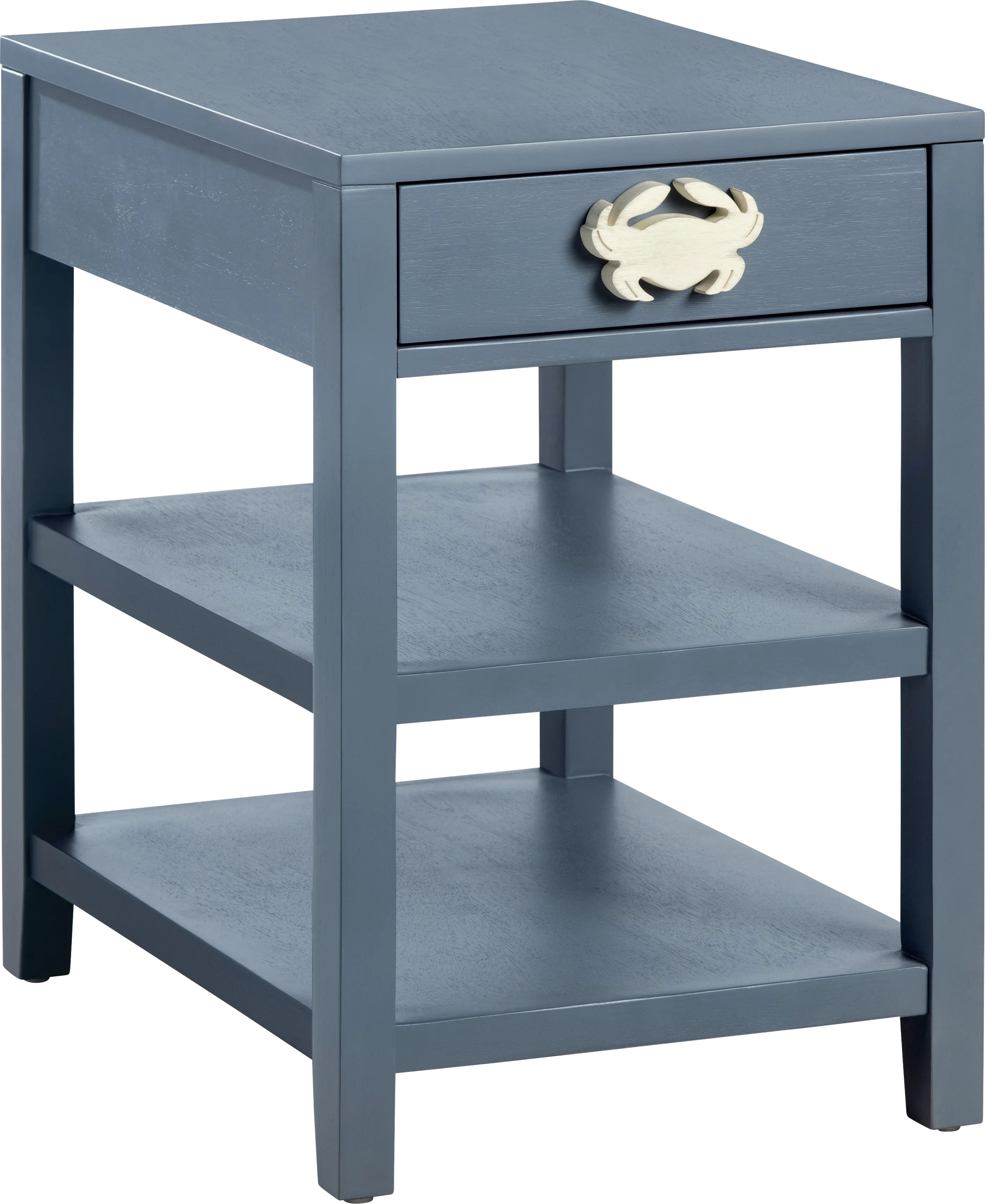 Kamph Dark Blue End Table - Thumbnail - Image 1