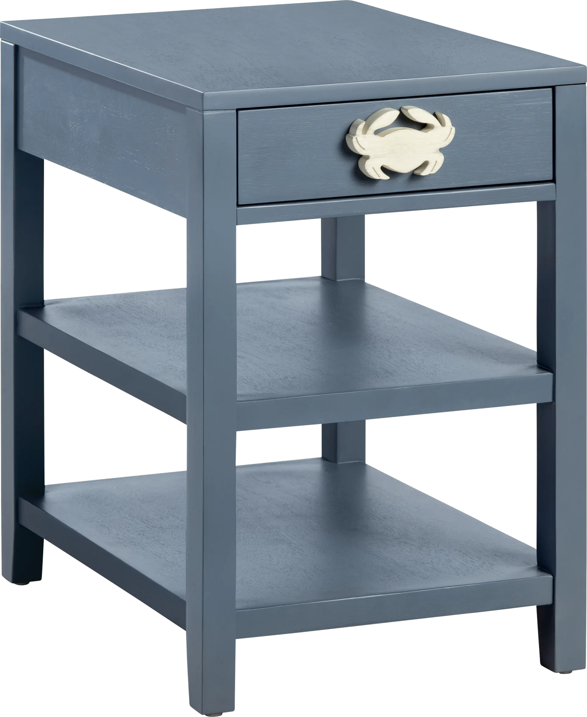 Kamph Dark Blue End Table - Image 1