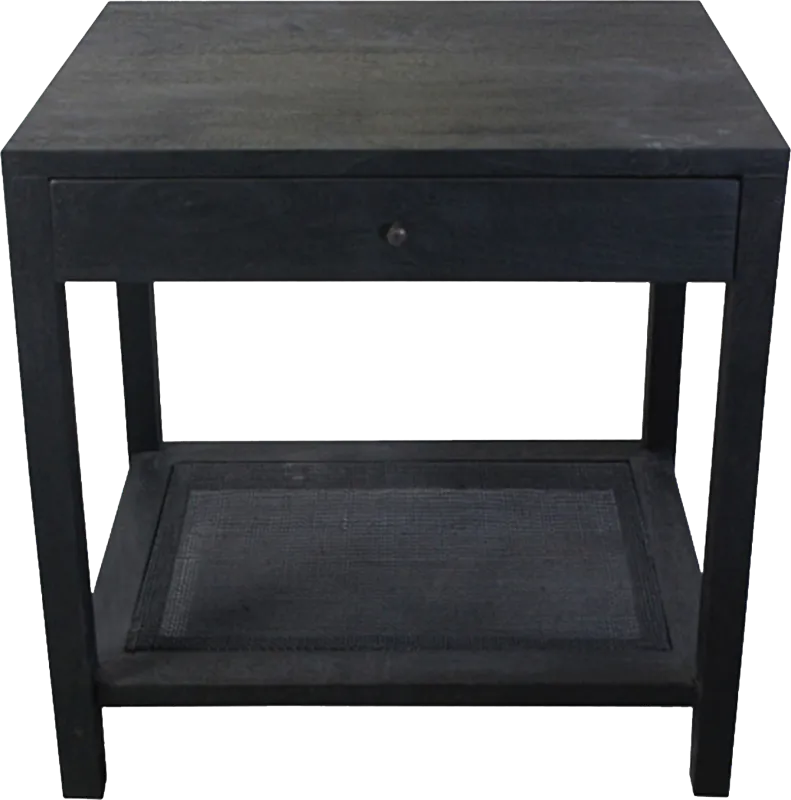 Luckiamute Black End Table