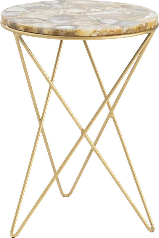 Riverbow Gold End Table