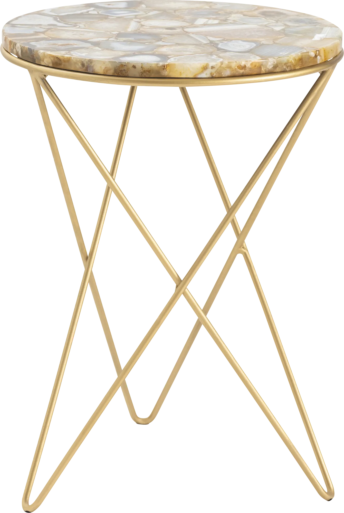 Riverbow Gold End Table - Image 1