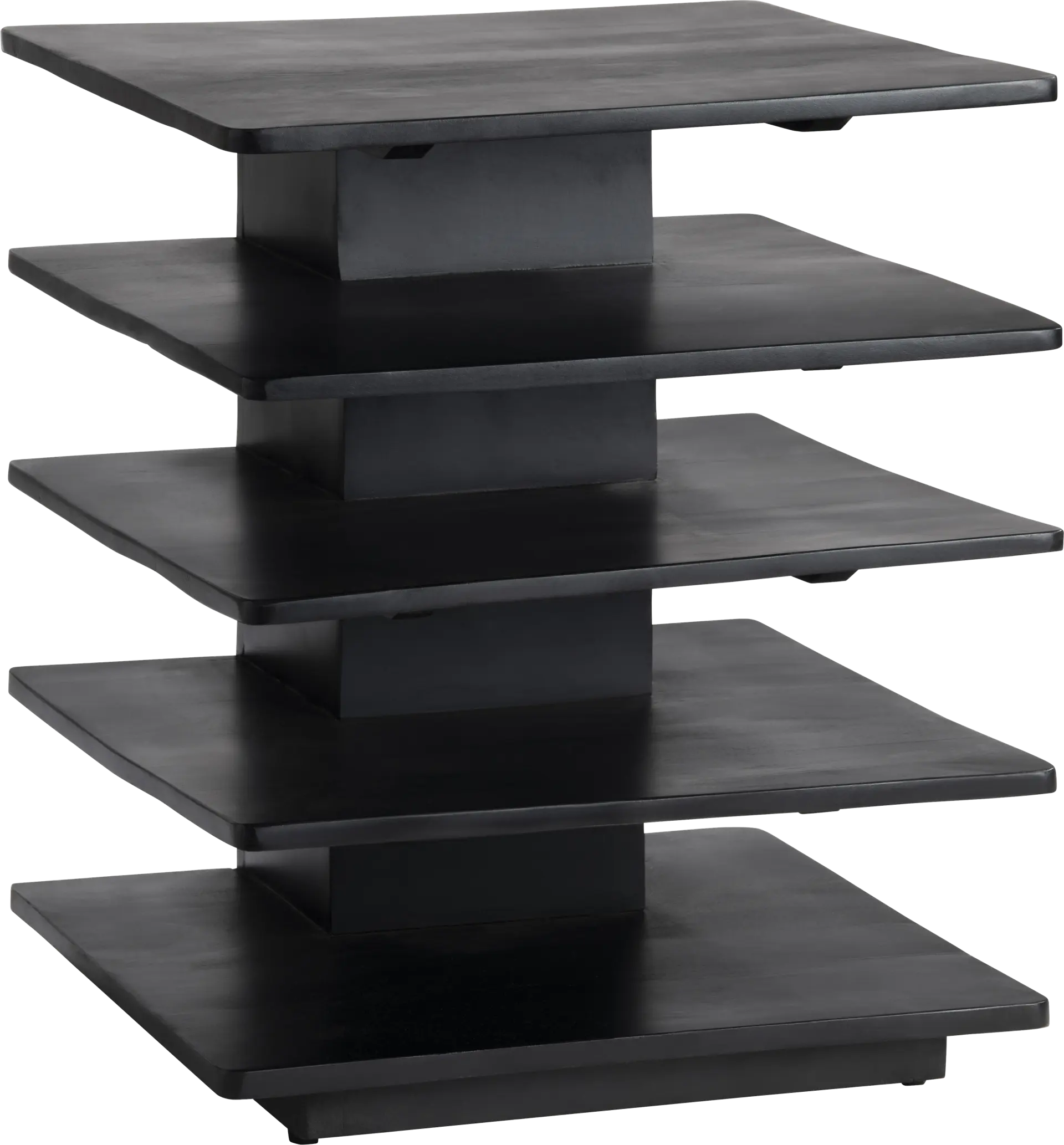 Caddisfly Black End Table