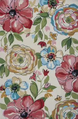 Kids Blooming Blast Multi 3'3 x 5'3 Rug