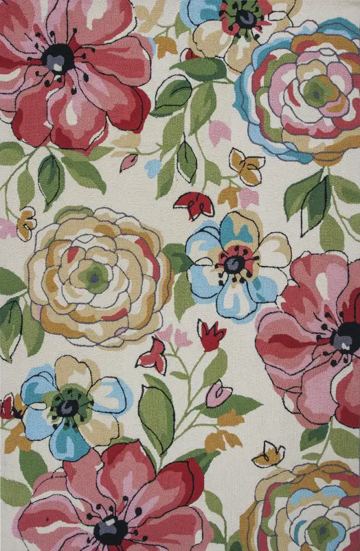 Kids Blooming Blast Multi 3'3 x 5'3 Rug