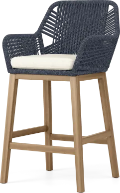 Tessere Blue Outdoor Barstool
