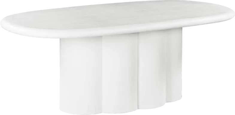 Szold White Dining Table