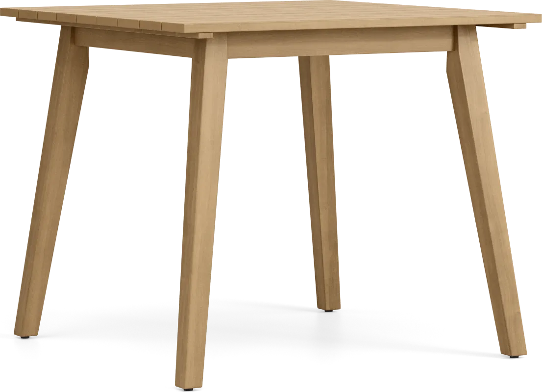Tessere Natural Square Outdoor Dining Table