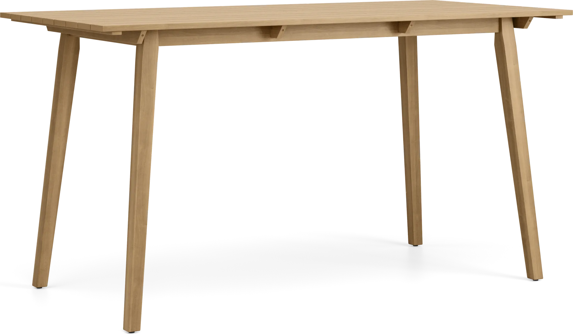 Tessere Natural Rectangle Outdoor Bar Table - Image 2