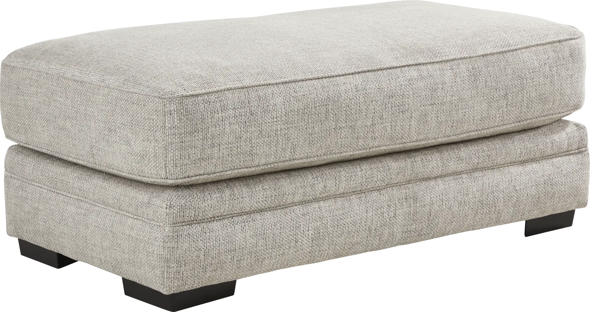 Morgan Falls Gray Ottoman