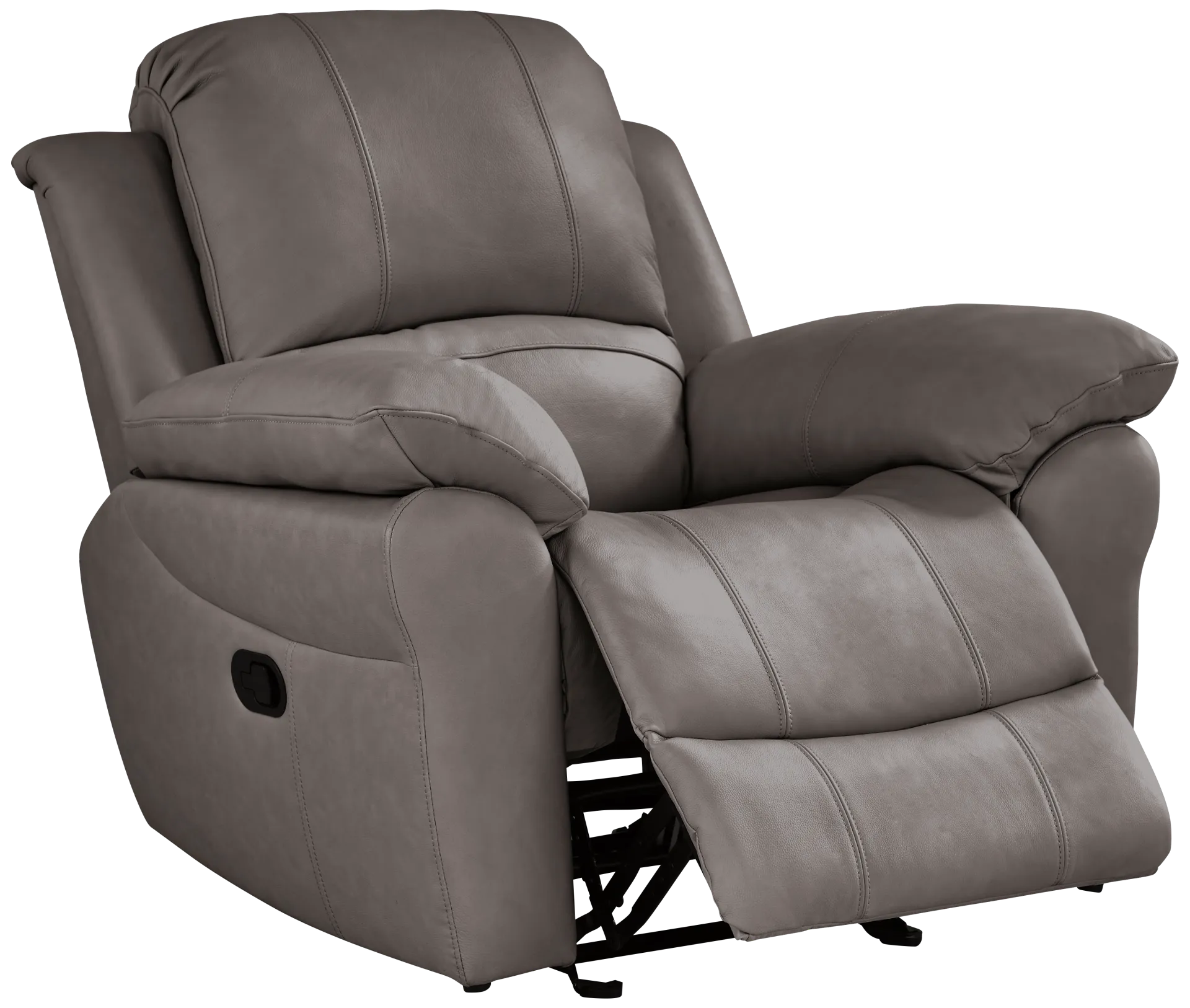 gray rocker recliner