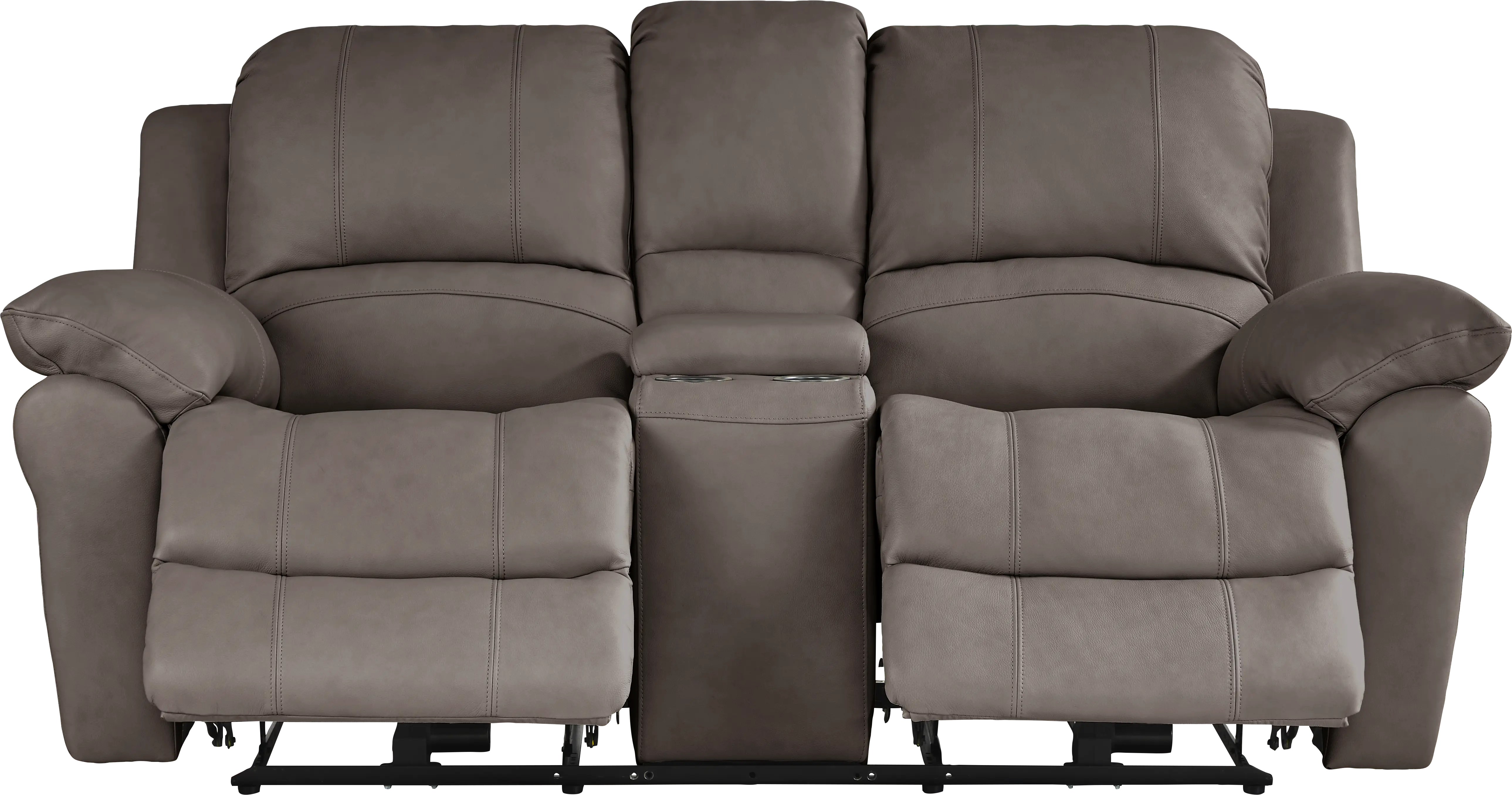 Vercelli Way Gray Leather 3 Pc Power Reclining Living Room - Thumbnail - Image 6