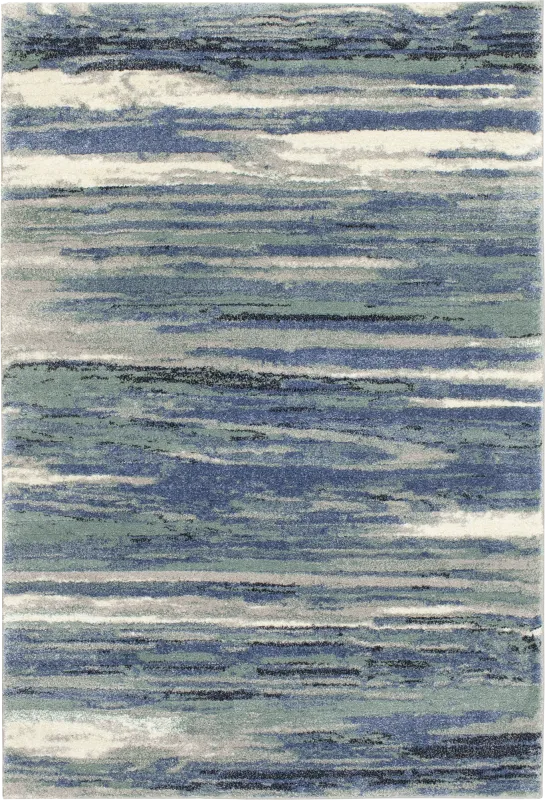 Stillwater Teal 7'10 x 9'10 Rug