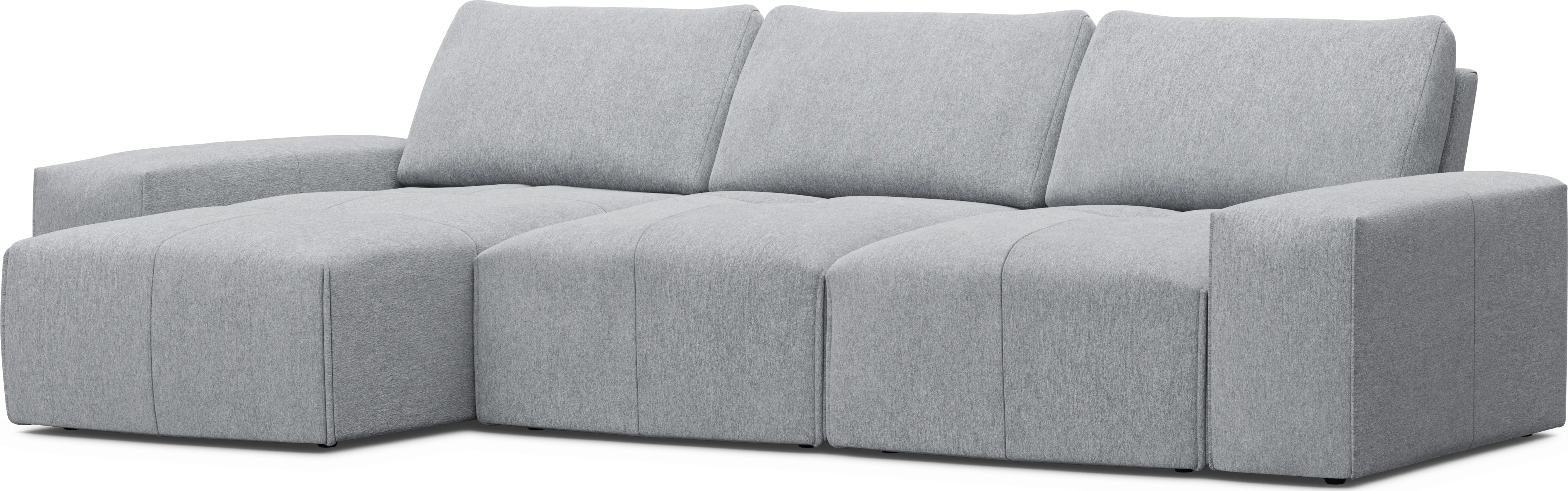 Laney Gray 6 Pc Sectional Living Room - Thumbnail - Image 2