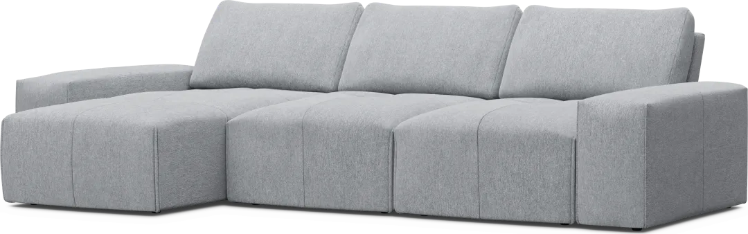 Laney Gray 3 Pc Sectional