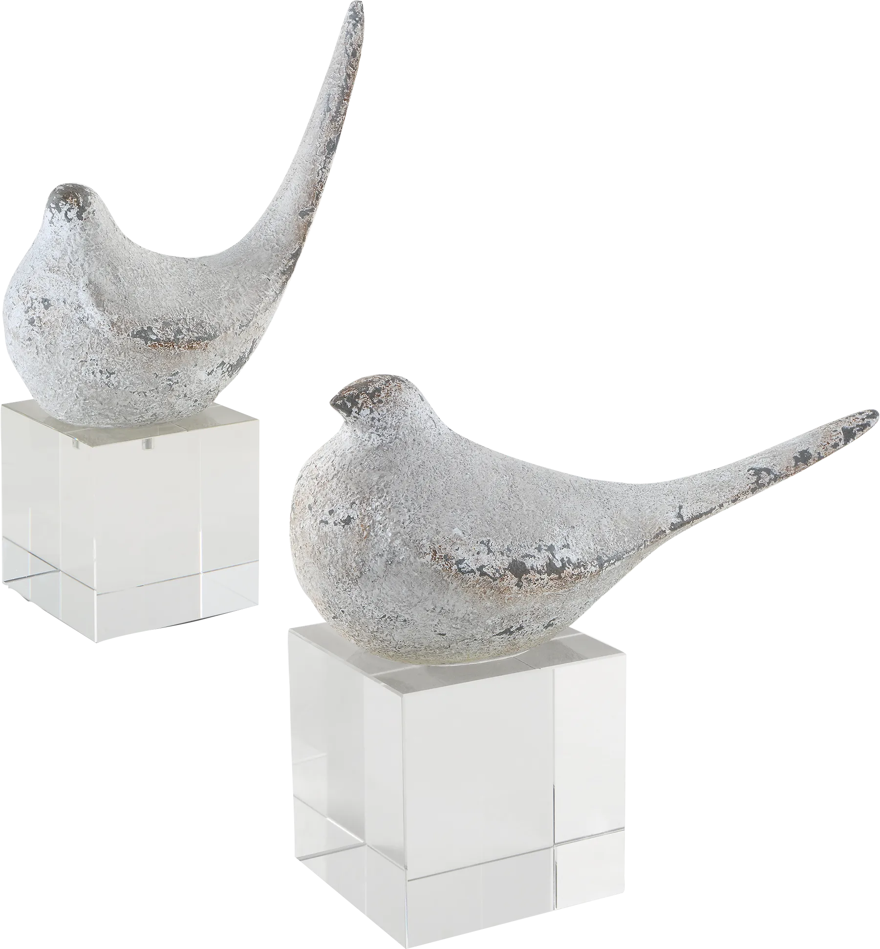 Joshi Nickel Sculptures, Set of 2 - Image 1