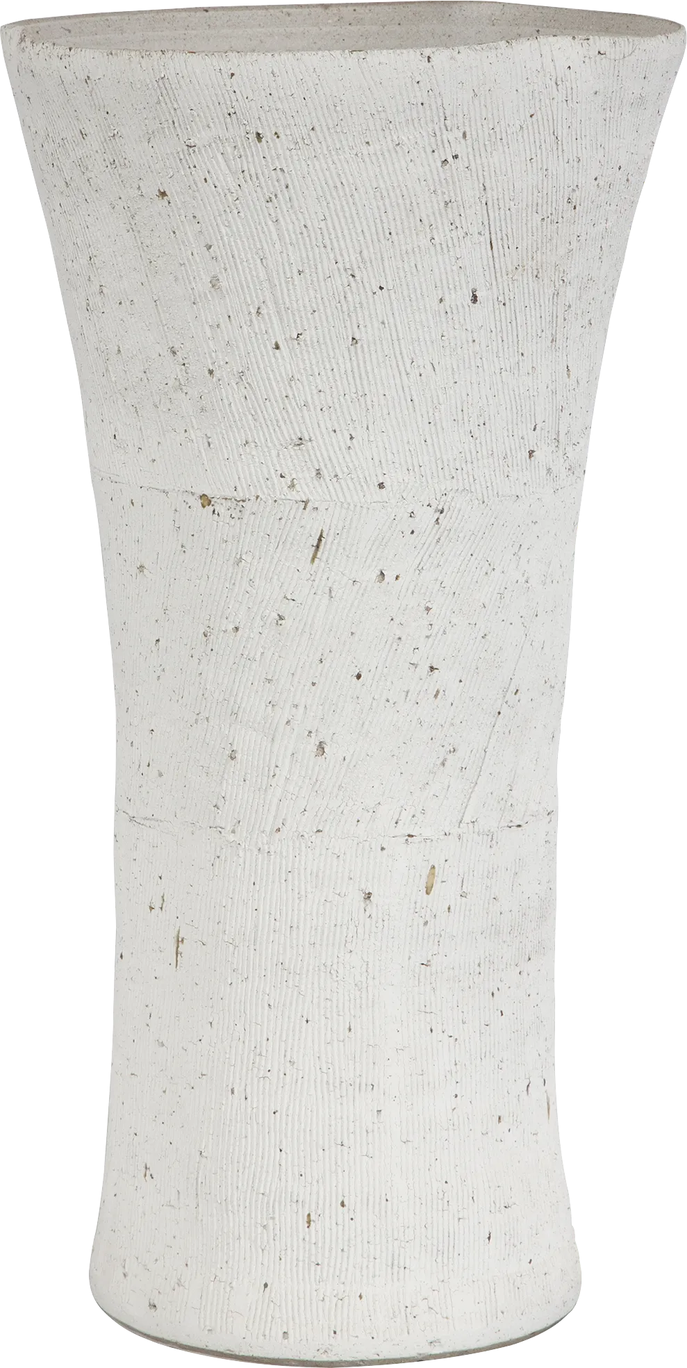 Galvan White Tall Vase - Image 1