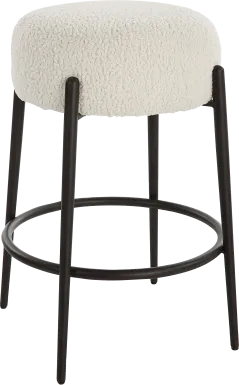 Enzian White Counter Height Stool