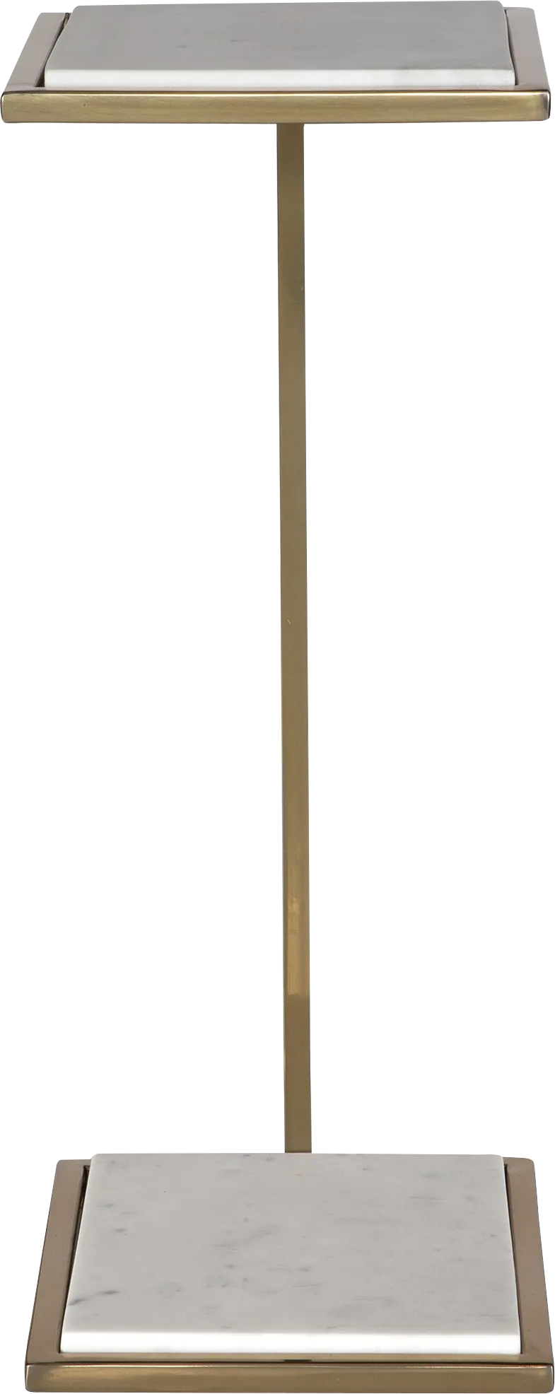 Duschka White Accent Table - Thumbnail - Image 1