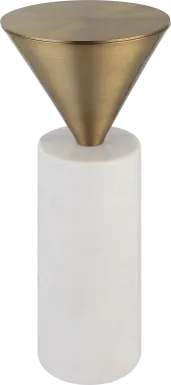 Geldus Brass Accent Table