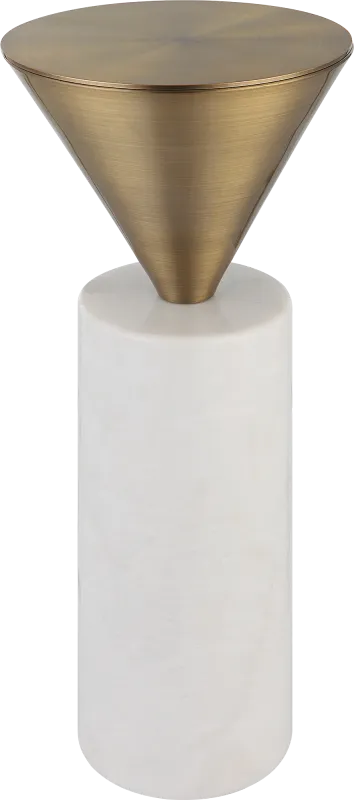 Geldus Brass Accent Table