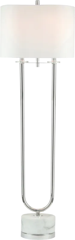 Dolonita Shade Silver Floor Lamp