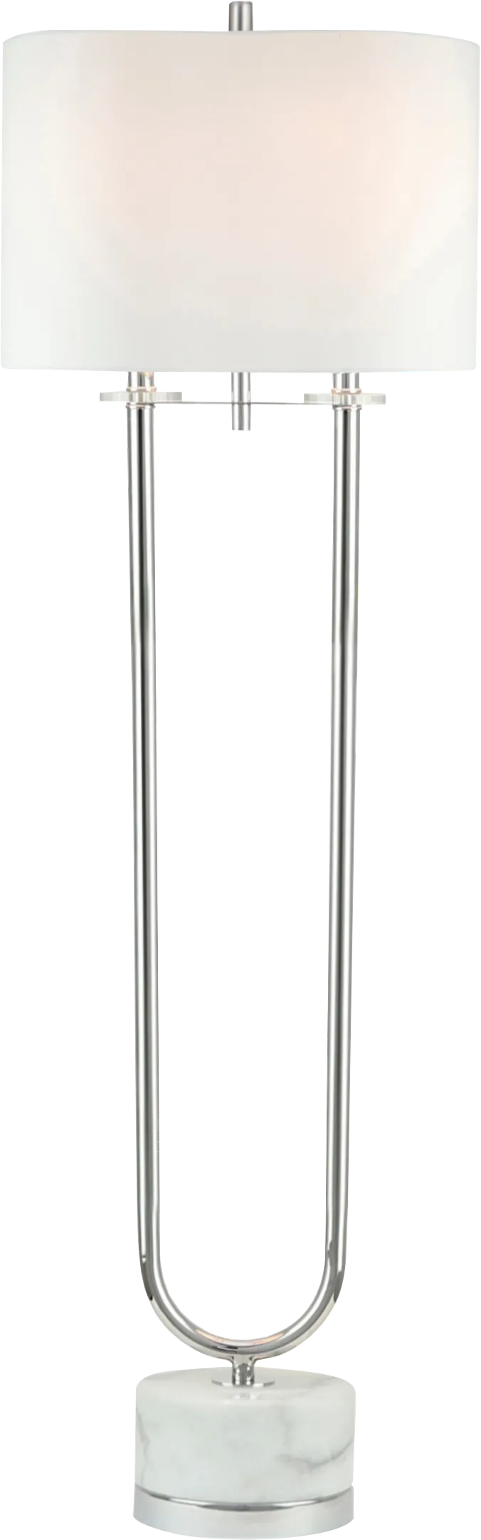 Dolonita Shade Silver Floor Lamp - Image 1