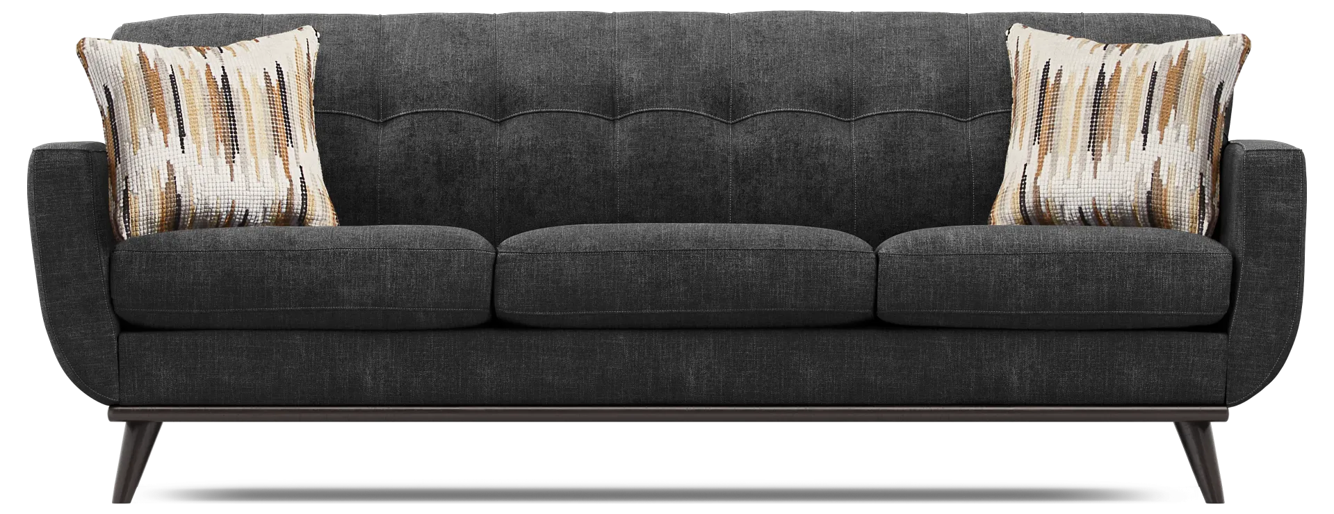 black sofa