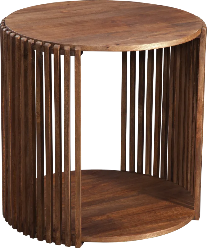 Munia Brown End Table