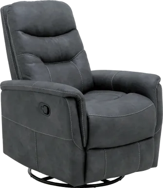 Chierii Dark Gray Glider Recliner
