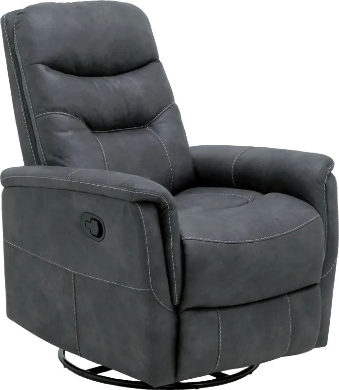 Chierii Dark Gray Glider Recliner