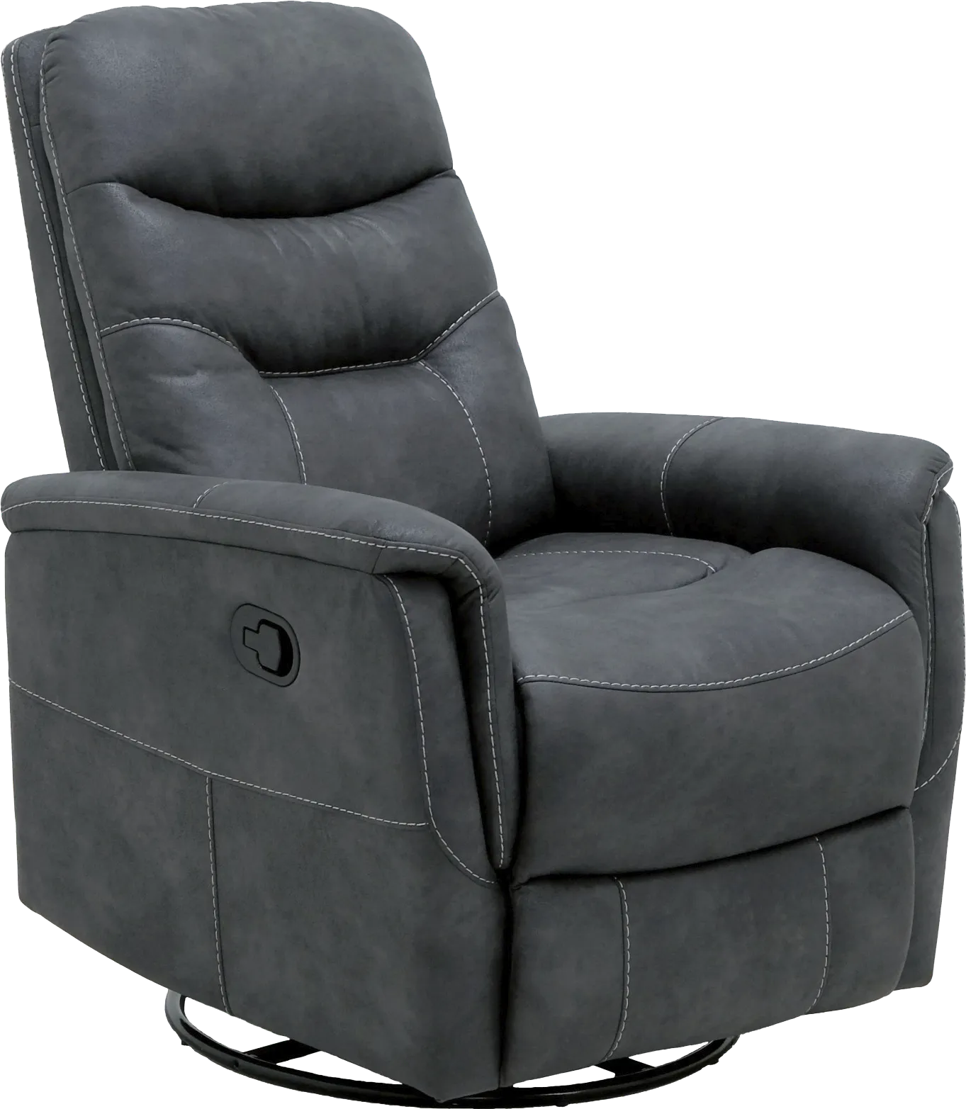 Chierii Dark Gray Glider Recliner - Image 1