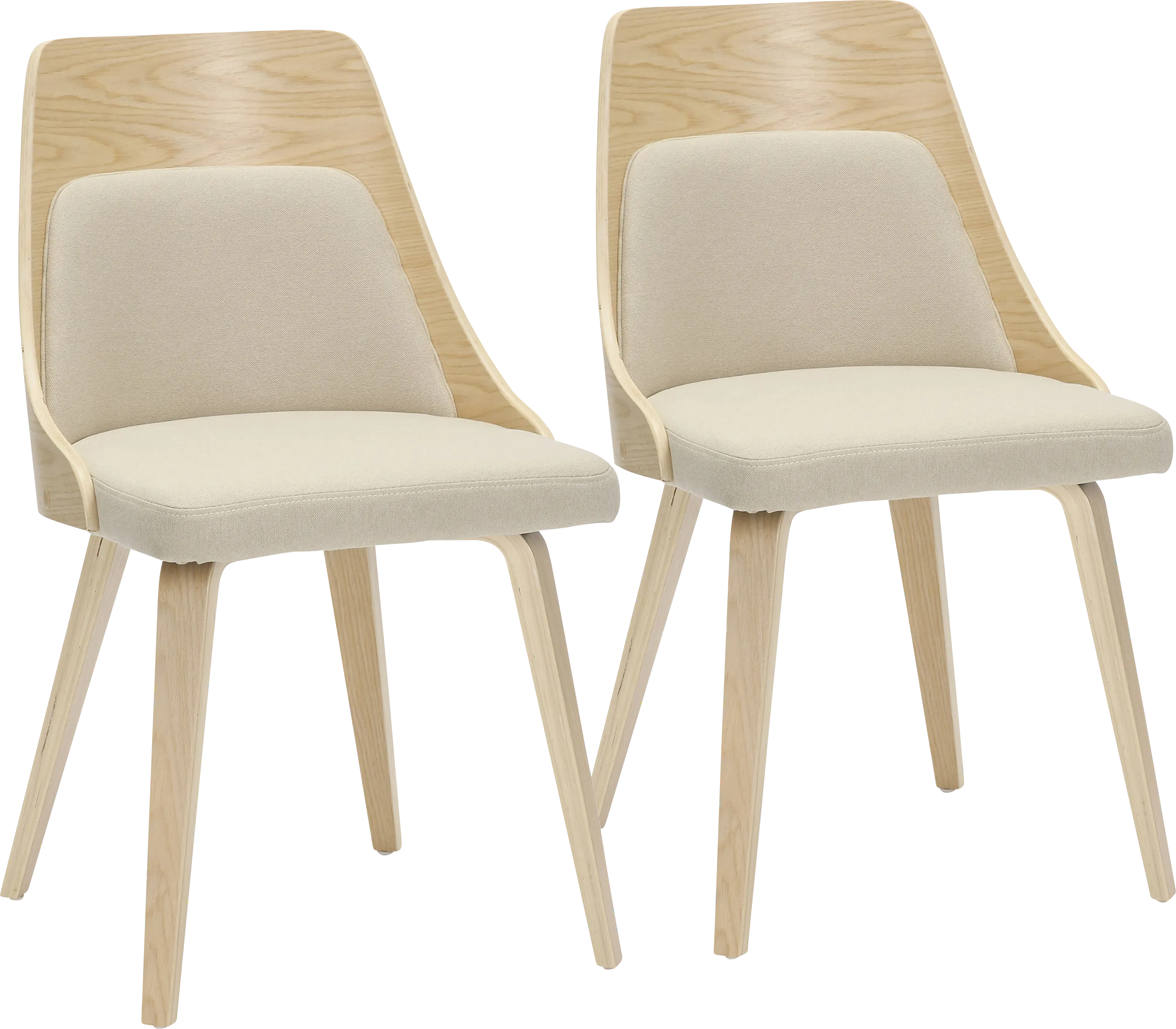 Kirkleigh I Cream Side Chair, Set of 2 - Thumbnail - Image 1