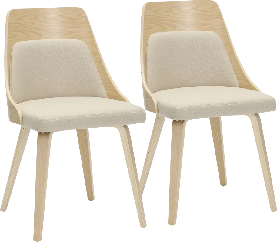Kirkleigh I Cream Side Chair, Set of 2