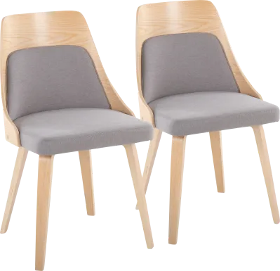 Kirkleigh I Gray Side Chair, Set of 2